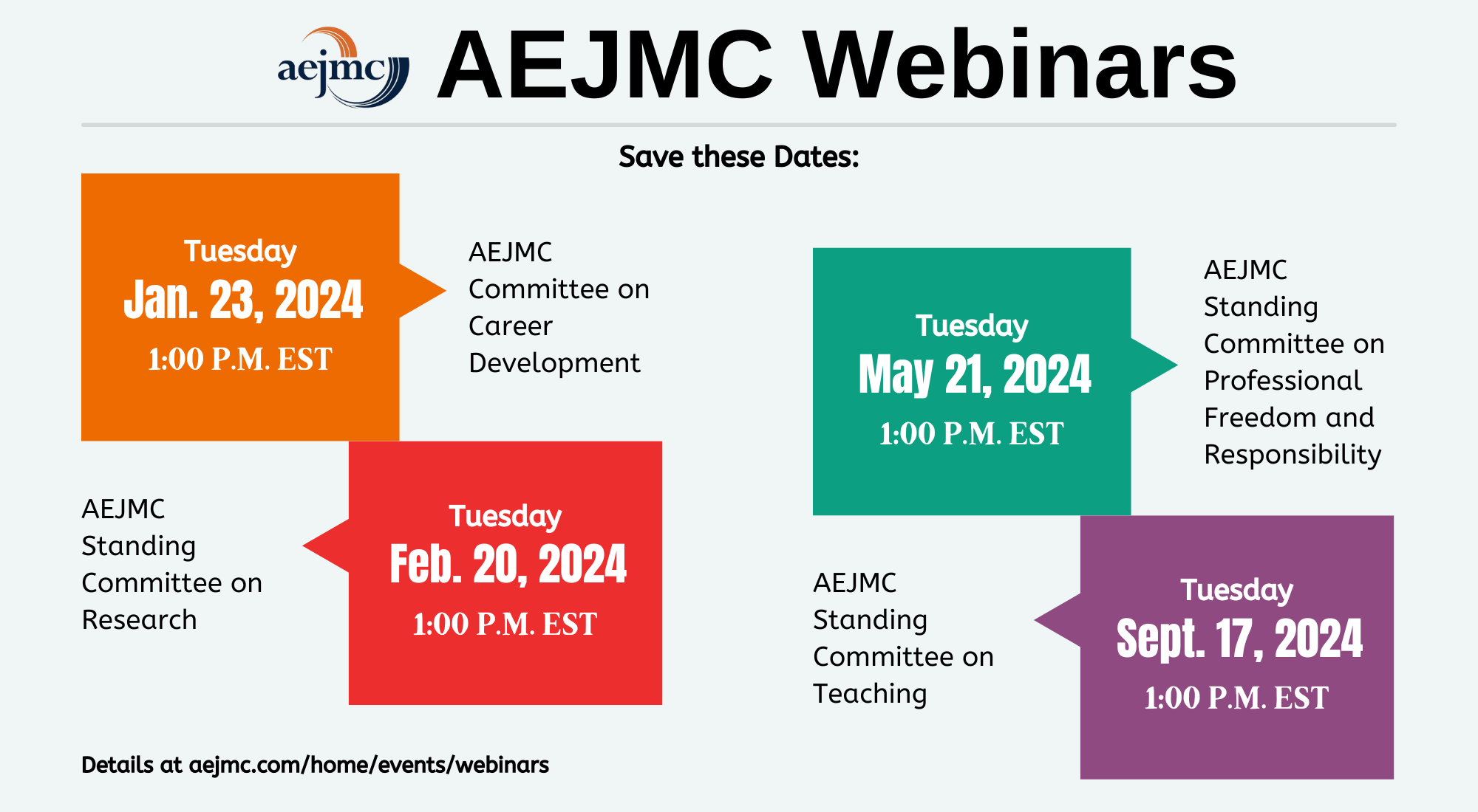 AEJMC Webinars AEJMC