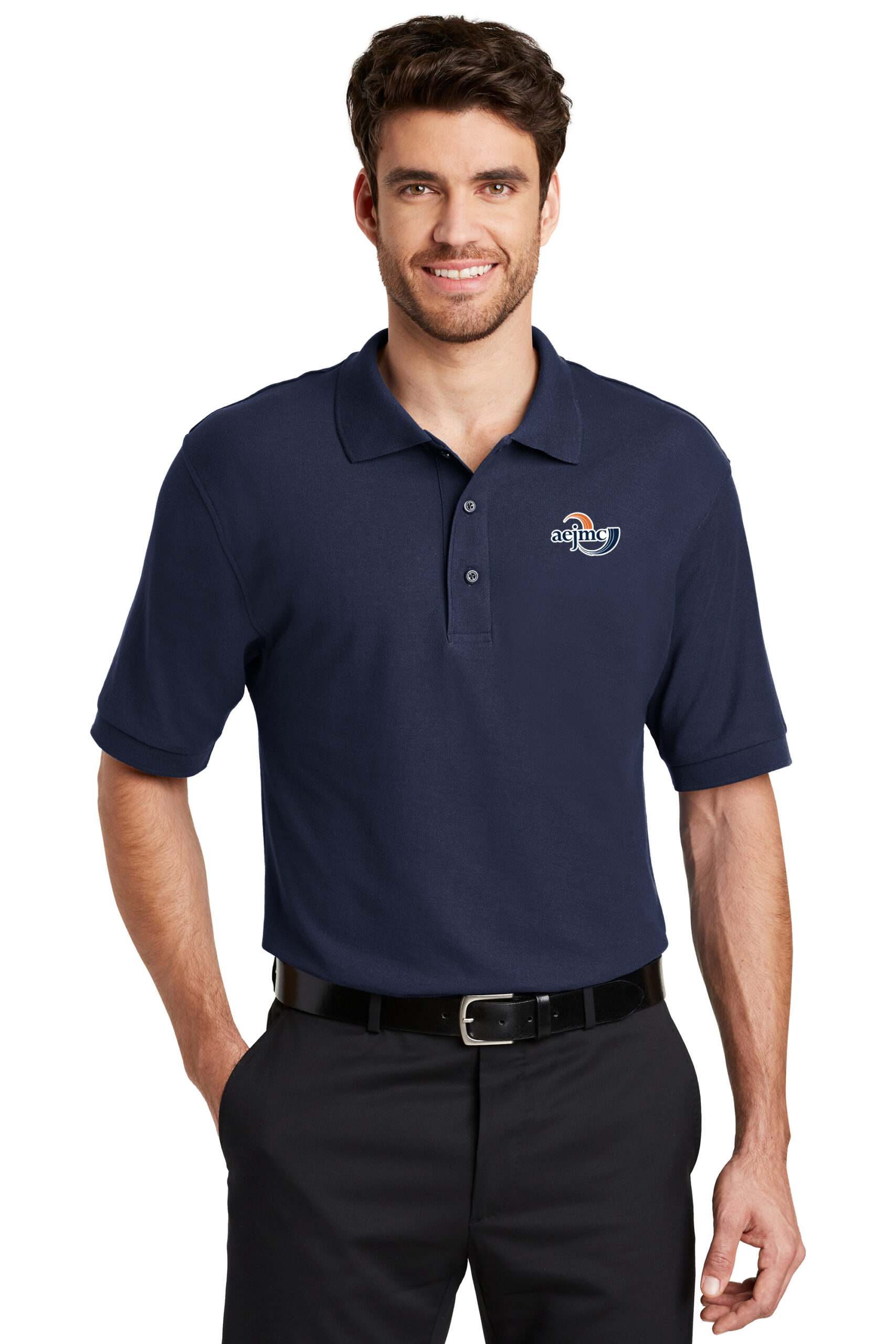 AEJMC Navy Men's Polo 