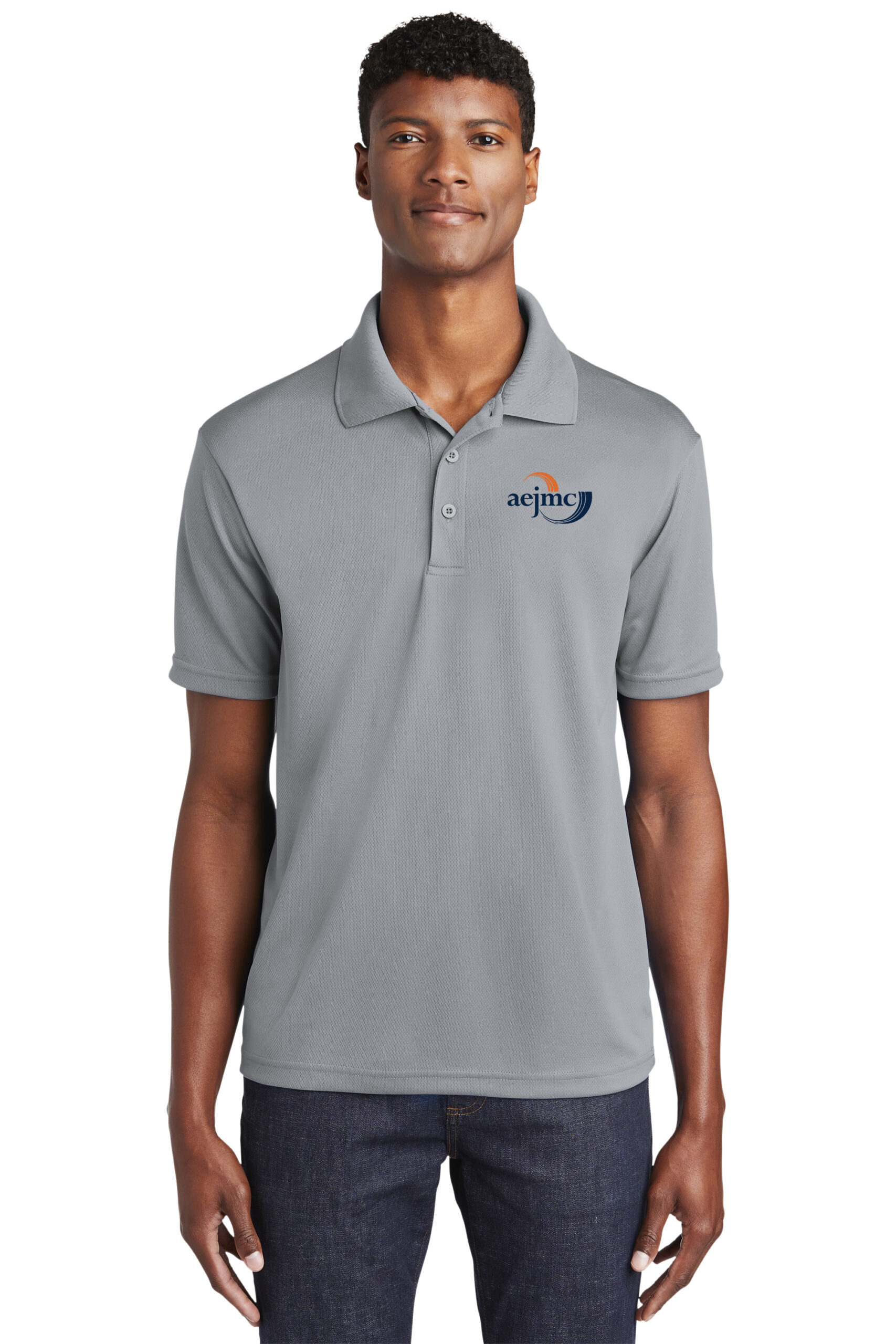 AEJMC Grey Men's Polo 